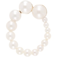 소피 빌리 브라헤 Sophie Bille Brahe White Petite Embrassee Perle Single Earring 242686F009016
