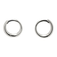 소피 부하이 Sophie Buhai Silver Small Nouveau Hoop Earrings 241942F022023