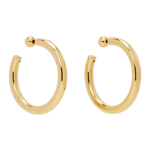  소피 부하이 Sophie Buhai Gold Medium Everyday Hoop Earrings 241942F022020