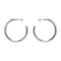 소피 부하이 Sophie Buhai Silver Medium Everyday Hoop Earrings 241942F022019