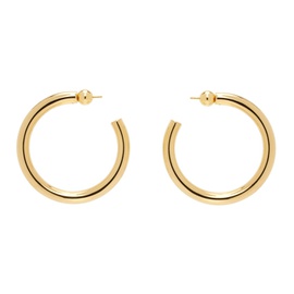 소피 부하이 Sophie Buhai Gold Medium Everyday Hoop Earrings 232942F022023