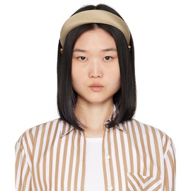 소피 부하이 Sophie Buhai Taupe Classic Puffy Headband 242942F018013