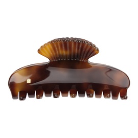 소피 부하이 Sophie Buhai Brown & Orange Small Fan Shell Claw Hair Clip 242942F018007