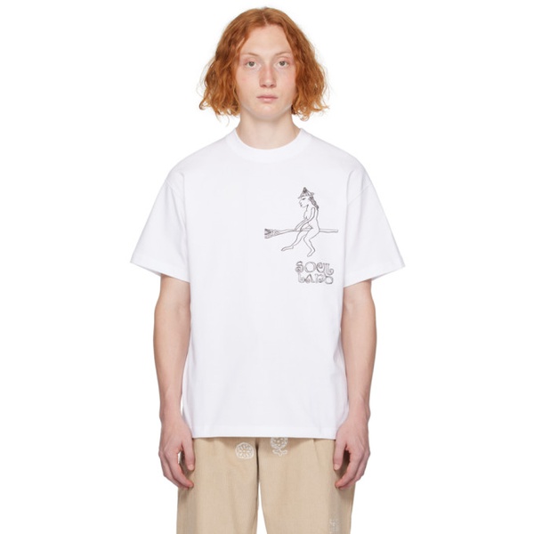  소울랜드 Soulland White Kai T-Shirt 232621M213003