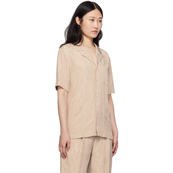  소울랜드 Soulland Beige Orson Shirt 241621F109002