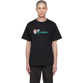 소울랜드 Soulland Black Flower T-Shirt 222621M213004