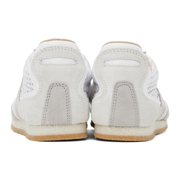  스파워트 Spalwart White & Gray Lite Track Sneakers 231818F128003