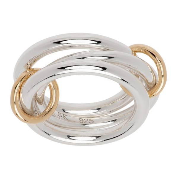  스피넬리 킬콜린 Spinelli Kilcollin Silver & Gold Taurus Core SY Ring 241558M147003