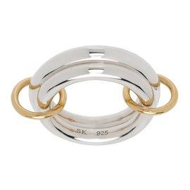 스피넬리 킬콜린 Spinelli Kilcollin Silver & Gold Virgo SY Core Ring 241558M147008