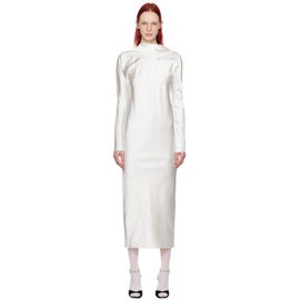스포트막스 Sportmax White Abazia Maxi Dress 241301F055001