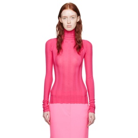 스포트막스 Sportmax Pink Pisano Turtleneck 232301F099002