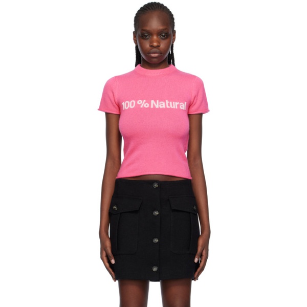  스포트막스 Sportmax Pink Udito T-Shirt 232301F110001