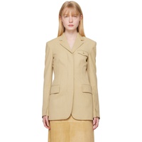 스포트막스 Sportmax Beige Enrico Blazer 241301F057000