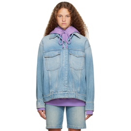 스포트막스 Sportmax Blue Gatti Denim Jacket 232301F060001