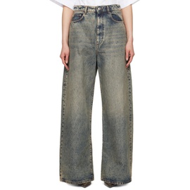 스포트막스 Sportmax Blue Angri Jeans 241301F069004