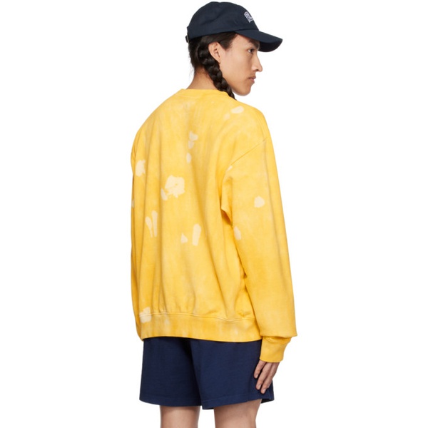  스포티 앤 리치 Sporty & Rich Yellow Serif Sweatshirt 232446M204003