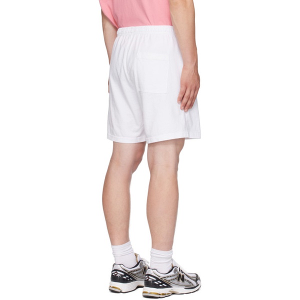 스포티 앤 리치 Sporty & Rich White Health Club Shorts 231446M193006