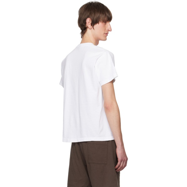  스포티 앤 리치 Sporty & Rich White Carlyle T-Shirt 241446M213008