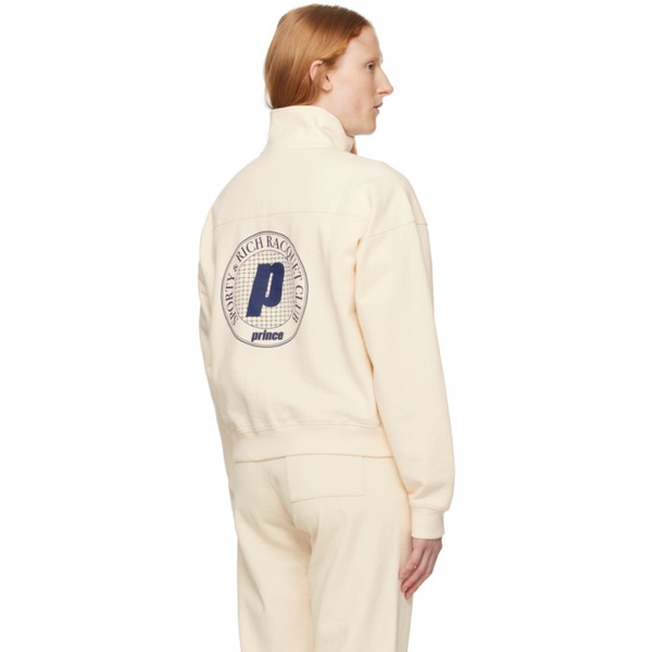  스포티 앤 리치 Sporty & Rich 오프화이트 Off-White Prince 에디트 Edition Net Sweatshirt 241446F110019