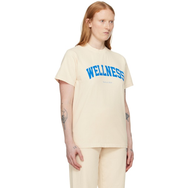  스포티 앤 리치 Sporty & Rich 오프화이트 Off-White Wellness Ivy T-Shirt 241446F110002