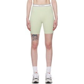 스포티 앤 리치 Sporty & Rich Green Serif Shorts 242446F541000