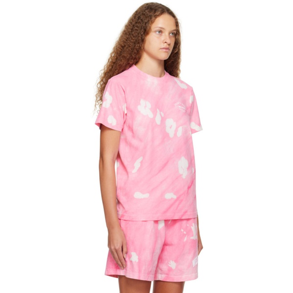  스포티 앤 리치 Sporty & Rich Pink Wellness T-Shirt 232446F110012