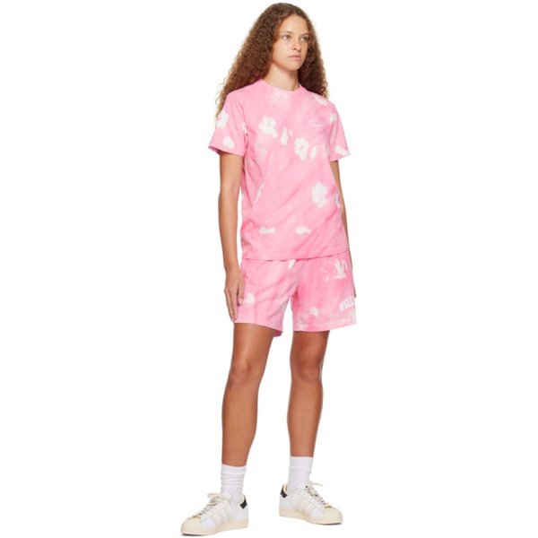  스포티 앤 리치 Sporty & Rich Pink Wellness T-Shirt 232446F110012