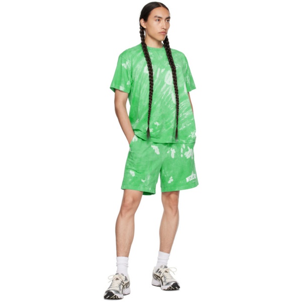  스포티 앤 리치 Sporty & Rich Green Wellness Ivy Shorts 232446M193003