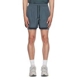 스포티 앤 리치 Sporty & Rich SSENSE Exclusive Blue Shorts 231446M193014