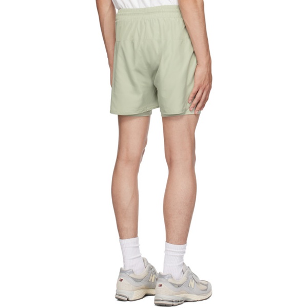  스포티 앤 리치 Sporty & Rich SSENSE Exclusive Green Shorts 231446M193015