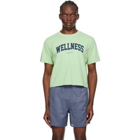 스포티 앤 리치 Sporty & Rich Green Wellness Ivy T-Shirt 242446M213001