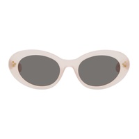 스포티 앤 리치 Sporty & Rich Pink Frame N.05 Sunglasses 242446F005002