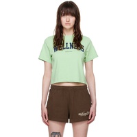 스포티 앤 리치 Sporty & Rich Green Wellness Ivy T-Shirt 242446F110021