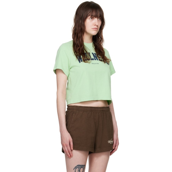  스포티 앤 리치 Sporty & Rich Green Wellness Ivy T-Shirt 242446F110021