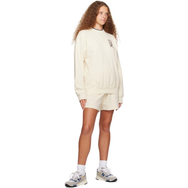  스포티 앤 리치 Sporty & Rich SSENSE Exclusive 오프화이트 Off-White Sweatshirt 231446F098030