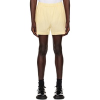 스포티 앤 리치 Sporty & Rich Yellow SRC Shorts 242446M193003