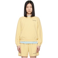 스포티 앤 리치 Sporty & Rich Yellow Serif Logo Sweatshirt 242446F098008