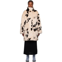 스탠드 스튜디오 Stand Studio Beige Doona Faux-Fur Coat 232321F059007