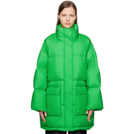 스탠드 스튜디오 Stand Studio Green Edna Down Coat 222321F059040