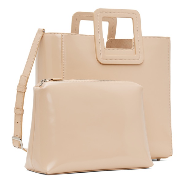  스타우드 Staud Beige Shirley Tote 241386F049002