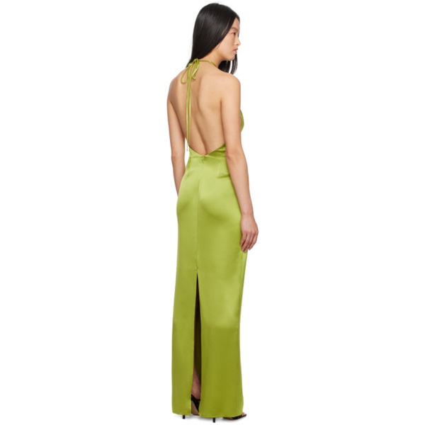  스타우드 Staud Green Janet Maxi Dress 241386F055009