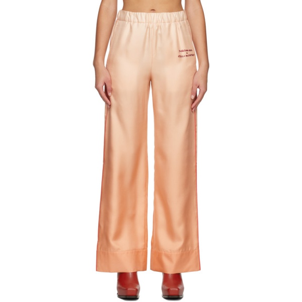 스텔라 맥카트니 스텔라 맥카트니 Stella McCartney Pink Printed Trousers 231471F087010