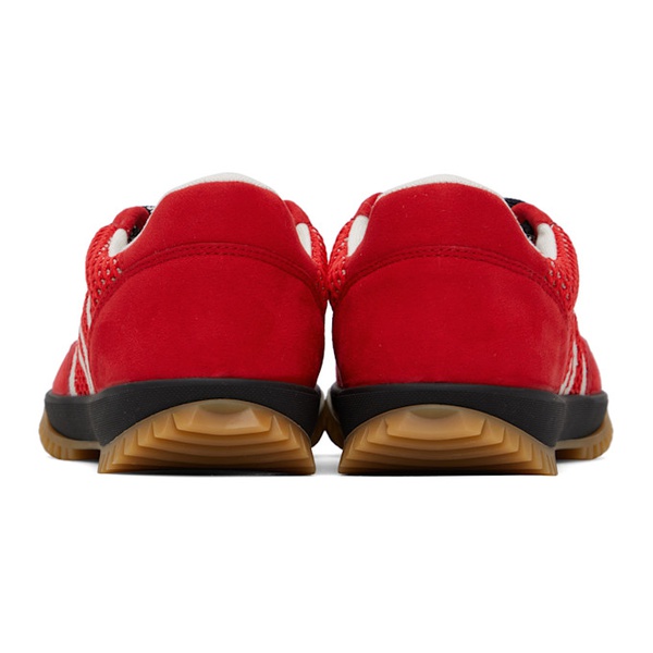 스텔라 맥카트니 스텔라 맥카트니 Stella McCartney Red S-Wave Sport Mesh Paneled Sneakers 242471F128000