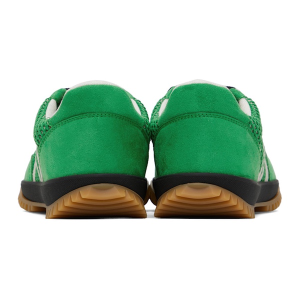 스텔라 맥카트니 스텔라 맥카트니 Stella McCartney Green S-Wave Sport Mesh Paneled Sneakers 242471F128002
