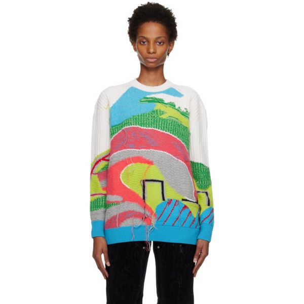 스텔라 맥카트니 스텔라 맥카트니 Stella McCartney Multicolor Landscape Sweater 222471F096033