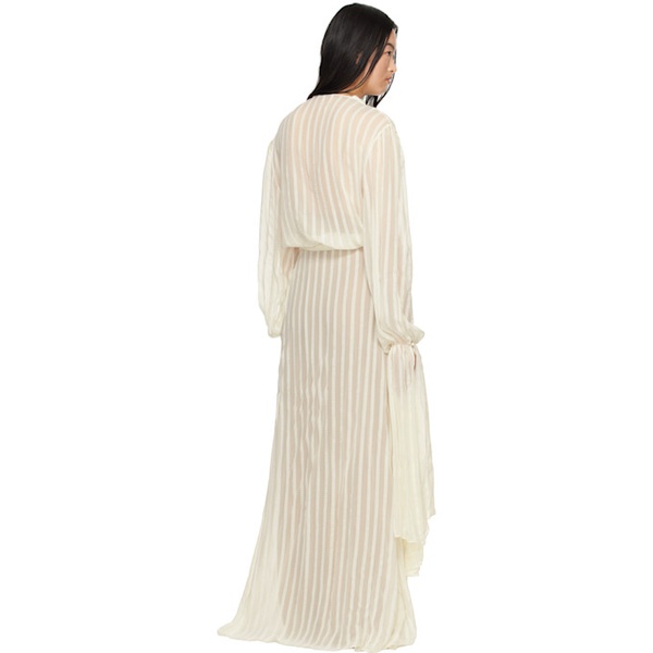 스텔라 맥카트니 스텔라 맥카트니 Stella McCartney 오프화이트 Off-White Wrap Maxi Dress 241471F055007