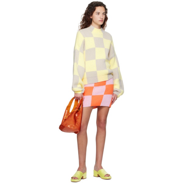  스타인 고야 Stine Goya Orange & Pink Andria Miniskirt 231905F090001