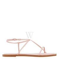 Studio Amelia Ladies Rose Filament Strappy Leather Flat Sandals F302ROS