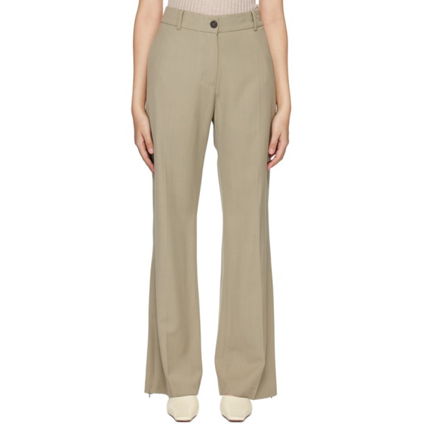  스튜디오 니콜슨 Studio Nicholson Khaki Rie Trousers 231608F087015