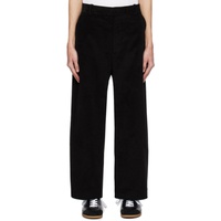 스튜디오 니콜슨 Studio Nicholson Black Mappe Trousers 241608M191003